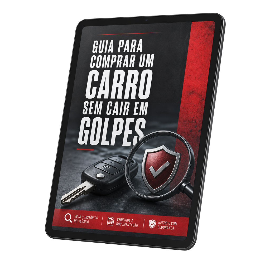 Capa do e-book Guia para comprar um carro sem cair em golpes